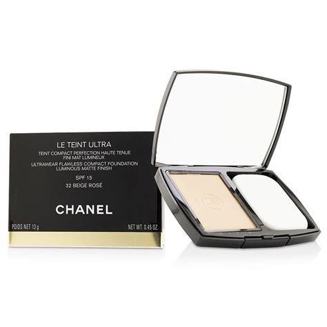 chanel compact cream foundation|chanel foundation 32 beige rose.